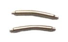 1.8mm Diameter Curved  Spring Bars (Pair) lengths 16 - 22mm