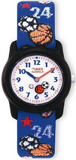 Timex Watch; Childs Analogue Watch - T75201 (Football)