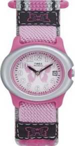 Timex Watch; Teen Quartz Analogue - T78301 (Butterfly)