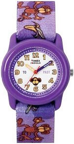 Timex Kids "Purple Monkey" Time Teacher Watch T7B581
