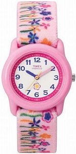 Timex Kids "Pink Flowers" Watch T7B591