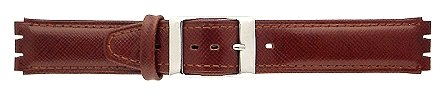 Cross-hatch grain Padded Leather Swatch type strap
