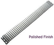 Swatch type Chrome Expandable Bracelet Polished Finish